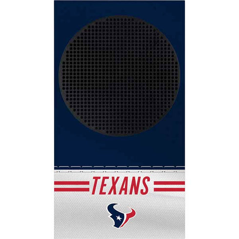 NFL Houston Texans White Striped Xbox Series S Console Skin